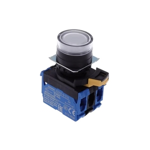 A22NL-BGM-TWA-G101-<strong>WC</strong> <strong>Push</strong> Button <strong>Switch</strong> DPST-NO Off-Mom Standard Illuminated Panel Mount A22NL-BGM-TWA-G101 Round Button - Product Image 1
