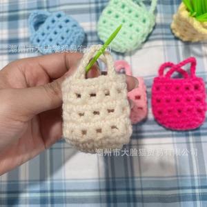 จี้ถักโครเชต์ DIY สำหรับตกแต่งกระเป๋า พกพาสะดวก แฟชั่นสวยงาม สำหรับอุปกรณ์ตกแต่งกระเป๋า DIY - Product Image 3