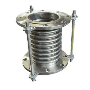 Junta de expansão compensadora flexível PN10/16/25/40 para conexão de tubos, fole de metal de boa qualidade em aço inoxidável