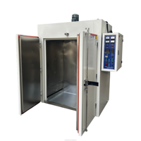 Four de séchage à convection à air chaud à température constante 300°C, four industriel discontinu 380V 28KW pour caoutchouc silicone, garantie 3 ans