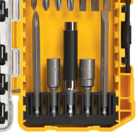 Accessoires pour outils électriques S2 matériau oxyde noir avec jante 33 pièces Ph Sl T S tournevis embouts à percussion et jeu de tournevis à écrou