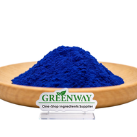 Poudre de Peptide de Cuivre GHK-Cu Tripeptide-1 (CAS 89030-95-5) à 95% de pureté, favorisant la synthèse du collagène et la fermeté de la peau, directement de l'usine