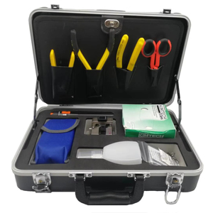 Kit d'outils portable pour fibre optique SC avec mesureur de puissance optique et coupe-fibre pour connexions FTTH - Product Image 1