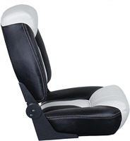 Siège de bateau en PVC Winibo, siège en cuir marin pliable avec design ergonomique pour accessoires de bateaux, pêche, yacht