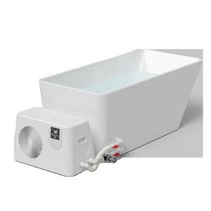 Bain à remous extérieur de luxe avec contrôle Wi-Fi intelligent, ensemble de bacs de plongeon froid, vente directe usine pour salle de sport, salle de bain, hôtel - Product Image 2