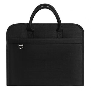 Waterproof Conference Bags with Zipper Oxford Cloth Business <b>Briefcase</b> for Men Office Meeting Laptop Bag 15.6 Inch Document Bag - Product Image 1