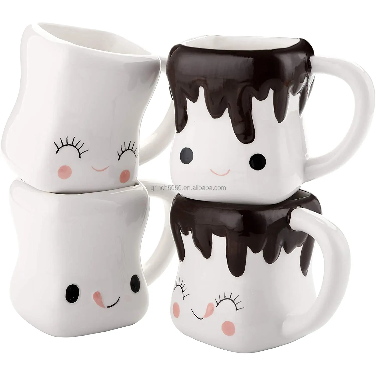 Tazas de cerámica de Chocolate caliente para niños, taza de chocolate, aniversario, Navidad, boda, San Valentín