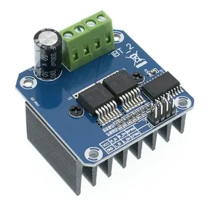 Alta potência inteligente motor driver módulo BTS7960 43A atual limitante controle semicondutor refrigeração drive