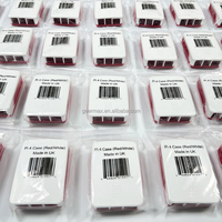 Raspberry Pi 4B Arrière Officielle Logement Cas Original Blanc et Rouge Couvercle En Plastique pour Raspberry Pi 4 Modèle B