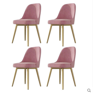 Mobili da <span class=keywords><strong>cucina</strong></span> <span class=keywords><strong>sedie</strong></span> ristorante moderno e minimalista <span class=keywords><strong>sedie</strong></span> cadeiras de restaurante <span class=keywords><strong>rosa</strong></span> di velluto sedia con gambe in oro - Product Image 6
