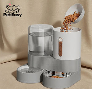 2025 pas cher prix en stock livraison rapide PP grande capacité mangeoire ensemble anti-éclaboussures animal chat chien bol universel - Product Image 1