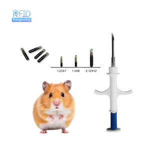 Microchip RFID pour animaux de compagnie EM4305, 2,12*12 mm, 134,2 kHz, <span class=keywords><strong>puce</strong></span> LF, seringue, pour chiens et chats - Product Image 1