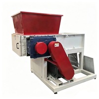 Broyeur de déchets plastiques à un seul arbre de type 800 / Broyeur de briquettes métalliques en aluminium