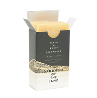Petite boîte de papier à savon avec logo imprimé personnalisé Boîte d'emballage pliable de savon fait main