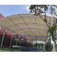 Cubiertas para Canchas de Baloncesto al Aire Libre, Resistentes al Agua, al Fuego y a los Rayos UV, Ecológicas, de PVDF, Personalizadas al por Mayor para Escuelas y Parques
