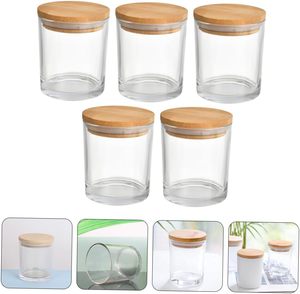 Venta al por Mayor de Frascos de Vidrio Transparentes de Lujo para Velas Aromáticas de 6oz, 8oz, 9oz, 10oz y 12oz con Tapa - Product Image 3