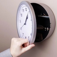 Horloge murale Secret Hidden Storage Diversion Safe Secret Compartment Stash Container Box for Money Jewelry Storage