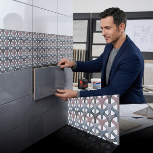Azulejos de pared de cerámica brillante digital a precio barato de suministro de fábrica de La India azulejos interiores esmaltados de 30x60cm baño al aire libre - Product Image 1