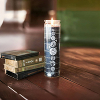AIKUN Durable Réutilisable Écologique Fait à la Main Aromathérapie Purifier L'air Colonne Bougies Souhaits Vibrant Holiday Diwali Ramadan