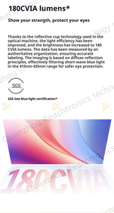 Projecteur <span class=keywords><strong>Redmi</strong></span> 3 Lite 180 lumens 1920*1080 Correction automatique sans sensibilité 1 Go*32 Go Système <span class=keywords><strong>MIUI</strong></span> Projecteur Xiaomi Portable Extérieur - Product Image 2