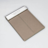 Porte-menu et bloc-notes en PU avec reliure cousue pour restaurants, caisses de magasin, hôtels et comme carnet de factures et de comptes