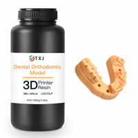 1KG Resin UV Fotosensitif untuk Pencetakan 3D Resin Gigi untuk Klinik, Laboratorium, Rumah Sakit, Model Gigi, Waktu Pengerasan 2-5 detik, Kemurnian 100% Cairan