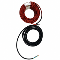 Kit de câble chauffant autorégulant, cordon d'alimentation pré-connecté avec/sans prise, longueur personnalisable disponible de 0 à 85 m, 35-65 W/m, indice de protection IP66