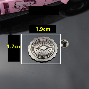 Bán Buôn Đinh Tán Trang Trí Tùy Chỉnh Đinh Tán <span class=keywords><strong>Stud</strong></span> Phương Tây Conchos Cho Hàng May Mặc - Product Image 4