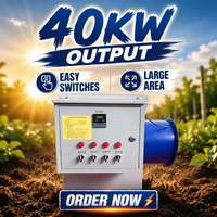 Chauffage électrique PTC industriel |   40KW Haute Puissance |   Appareil de chauffage robuste avec élément chauffant en polyimide pour atelier et entrepôt
