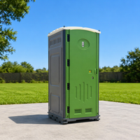 Toilettes mobiles de luxe portables pour événements, toilettes temporaires extérieures en HDPE avec un design moderne, toilettes portables