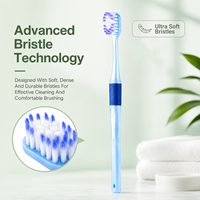 Brosse à dents manuelle pour adultes, marque privée OEM, logo personnalisé, vente en gros et au détail