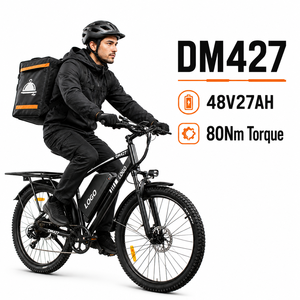 ราคา FOB DM427 จักรยานไฟฟ้า OEM E-Mountain Bike แบตเตอรี่ 27AH ระยะทาง 108 กม. แรงบิด 80 นิวตันเมตร โรงงานผลิตจักรยานไฟฟ้า - Product Image 1