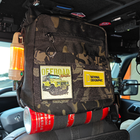 Sac de tête de lit tactique externe X-7 TACTIFLEX pour voiture, modèle 053, avec fermeture éclair, capacité 20-36L en polyester