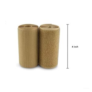 ベージュの環境に優しい両面テープロール、高品質カスタムロゴ入り、両面フックアンドループ - Product Image 6