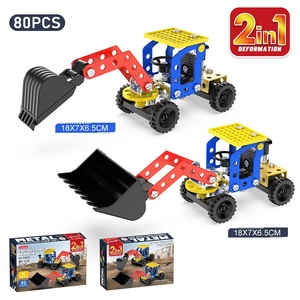 Mini kits de montage en métal, modèles 2-en-1, excavateurs, projets STEM, kits de voitures à construire, cadeaux d'anniversaire pour enfants garçons - Product Image 6
