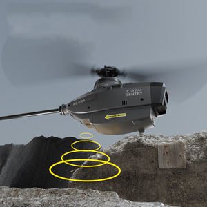 चार-तरफा सिंगल पैडल एलारॉन-मुक्त टोही हेलीकॉप्टर बुद्धिमान रिमोट कंट्रोल विमान मॉडल बच्चों के उपहार खिलौने - Product Image 3