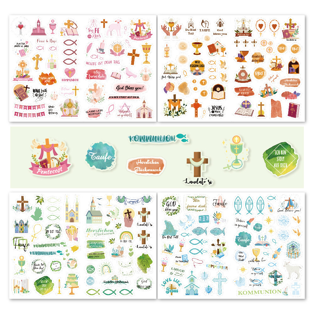 Pegatinas Personalizadas Para Comunión Niña - Etiquetas Adhesivas Vintage, 96 Unidades - Personalizables Con Nombre Y Fecha