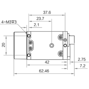 HIKROBOT MV-CU060-10GC/M High-Performance 6MP 1/1.8" CMOS 19.1fps GigE Industrial <strong>Machine</strong> <strong>Vision</strong> Area Scan <strong>Camera</strong> - Product Image 5