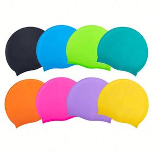 Custom Logo Swim <b>Cap</b> for <b>Women</b> Men Adult Vibrant Lightweight Swimming Non-Slip Easy Wear Removal Protects Hair Promotion Gift - Product Image 2