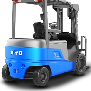 Sit-down Electric Counterbalance Forklift 4T 4.5T 5T Dual Drive Battery Powered Forklift Truck for Warehouse Material Handling - Product Image 1