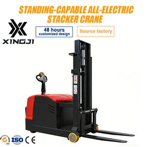 Stacker untuk Walkie Self Lifter Stand On Fully Load 3 Machinery Repair Shop Rork Trucks <span class=keywords><strong>S</strong></span> Pedestrian Aisle Way Stacker - Product Image 1