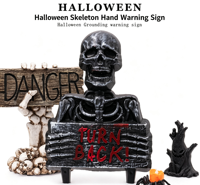 Décoration de jardin en plastique en forme de squelette Boo Buyer pour Halloween, à utiliser en extérieur