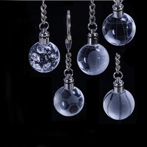 Tùy Chỉnh Quả Cầu Bóng Đá Bóng Rổ Bóng Hình Dạng Với Đèn Led Pha Lê Keychain - Product Image 5