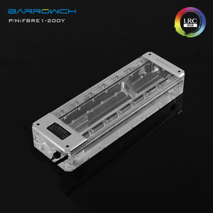 Barrowch Boxfish Series Serbatoio d'Acqua Quadrato in Acrilico con Display Digitale Intelligente e Controllo App per Raffreddamento a Liquido FBRE1-150Y - Product Image 3