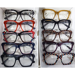 Montures de lunettes tendance en acétate, collection boutique, montures épaisses – Offre spéciale - Product Image 3