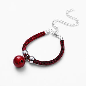 <span class=keywords><strong>Insolite</strong></span> Durable Décorer D'autres Coloré Tissé Pet Bell Collier Fournitures Colliers - Product Image 5