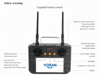 Tondeuse autonome électrique VORAN RTK LiDAR avec batterie remplaçable, télécommande intelligente, chargeur rapide 48V