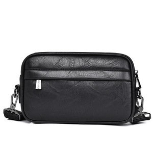 PU Leather Crossbody <b>Bag</b> Cell Phone Purse Luxury Leather Messenger <b>Bag</b> Genuine Leather Shoulder <b>Bag</b> for Men - Product Image 1