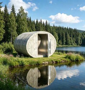 Pod de protection contre les catastrophes naturelles pour la maison, en béton haute résistance, pièce sécurisée pour la protection contre les catastrophes naturelles - Product Image 2
