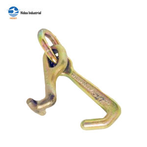 Chaîne de fixation G70 G43 TJ Hook en acier super allié et acier au carbone forgé, électrogalvanisée, pour applications de cerclage de cargaison - Product Image 2